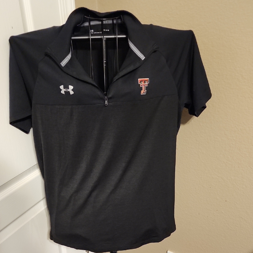 Under Armour Texas Tech Black Men's Quarter Zip